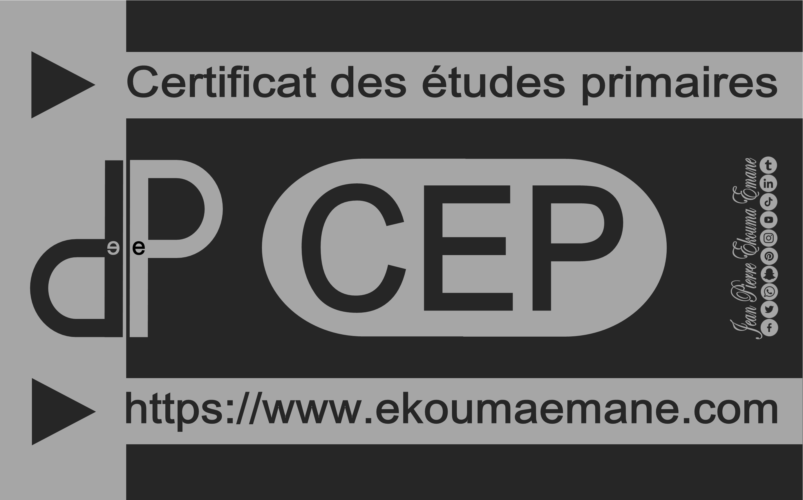 Certificat d'étude primaire élémentaire (CEPE) | Écrite et orale